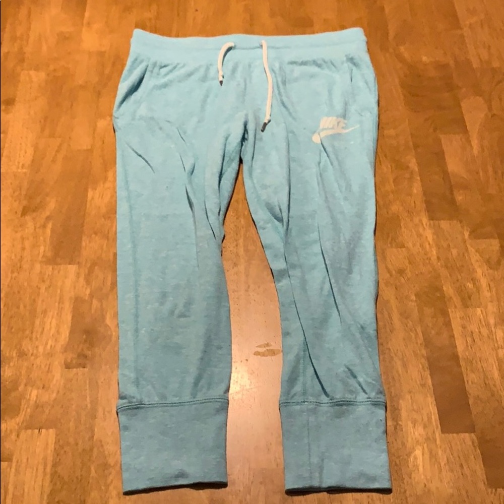 Teal Nike joggers